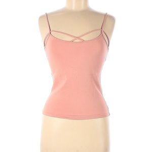 Wish & Whim Pink Spaghetti Strap Tank Top